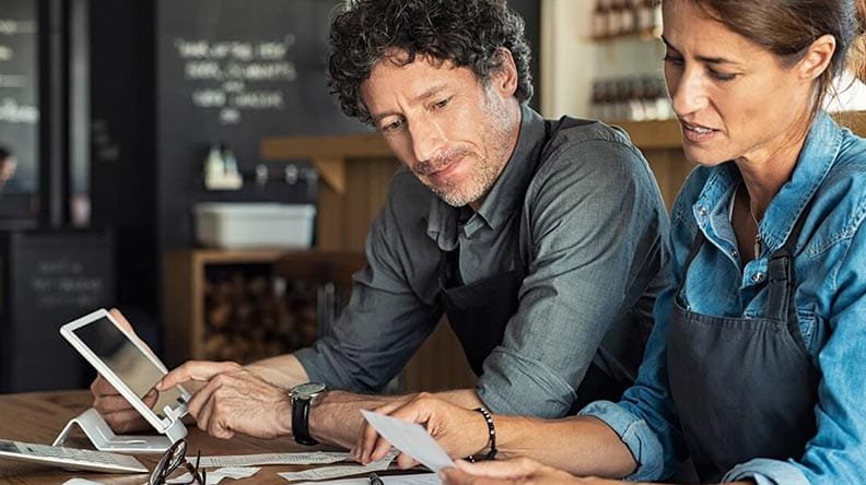 two business owners